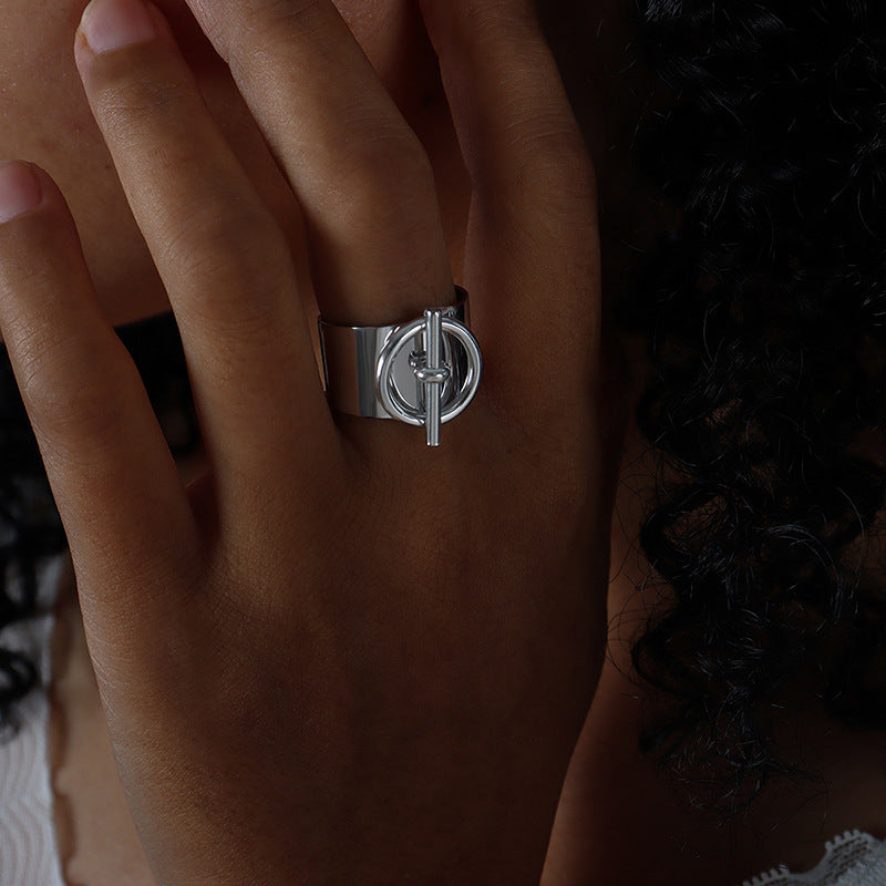 Wholesale Hip Hop Hydraulic Titanium Steel Ring