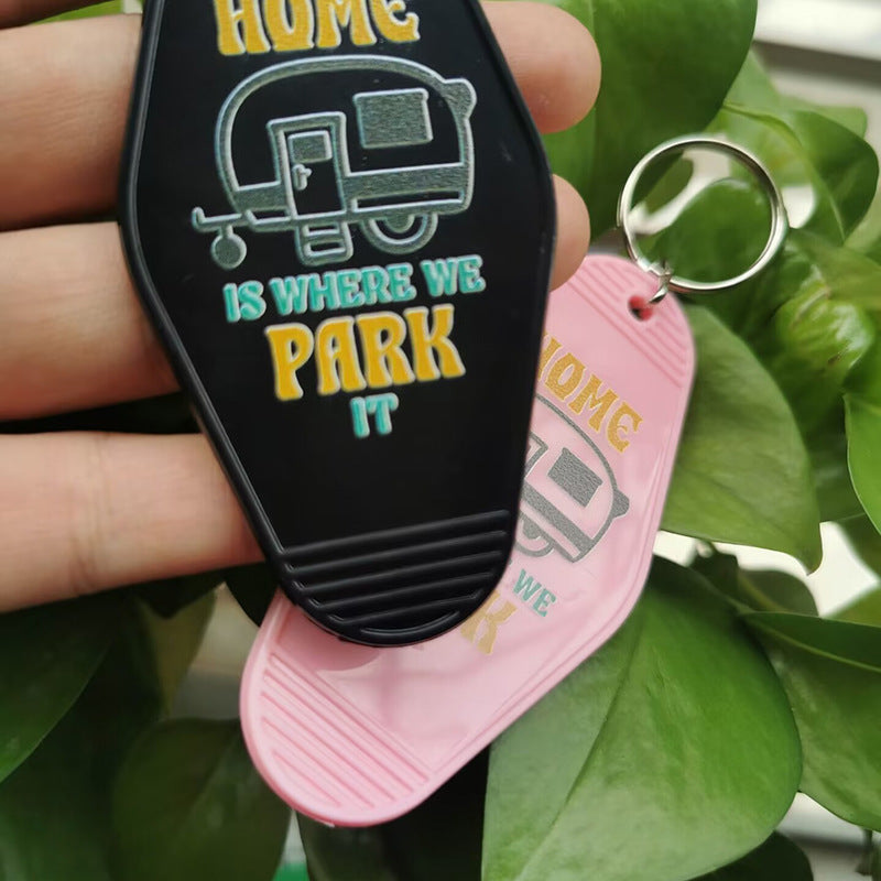 Wholesale Motel Camping Gift RV Keychain ACC-KC-MeiXin009