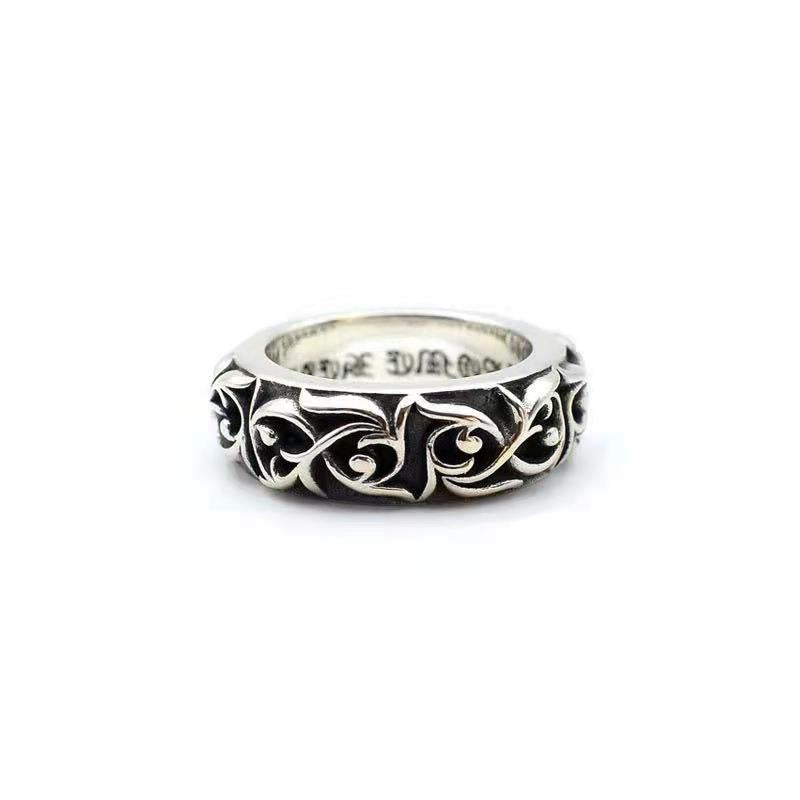 Wholesale Cross Sterling Silver Rings ACC-RS-YuMei009
