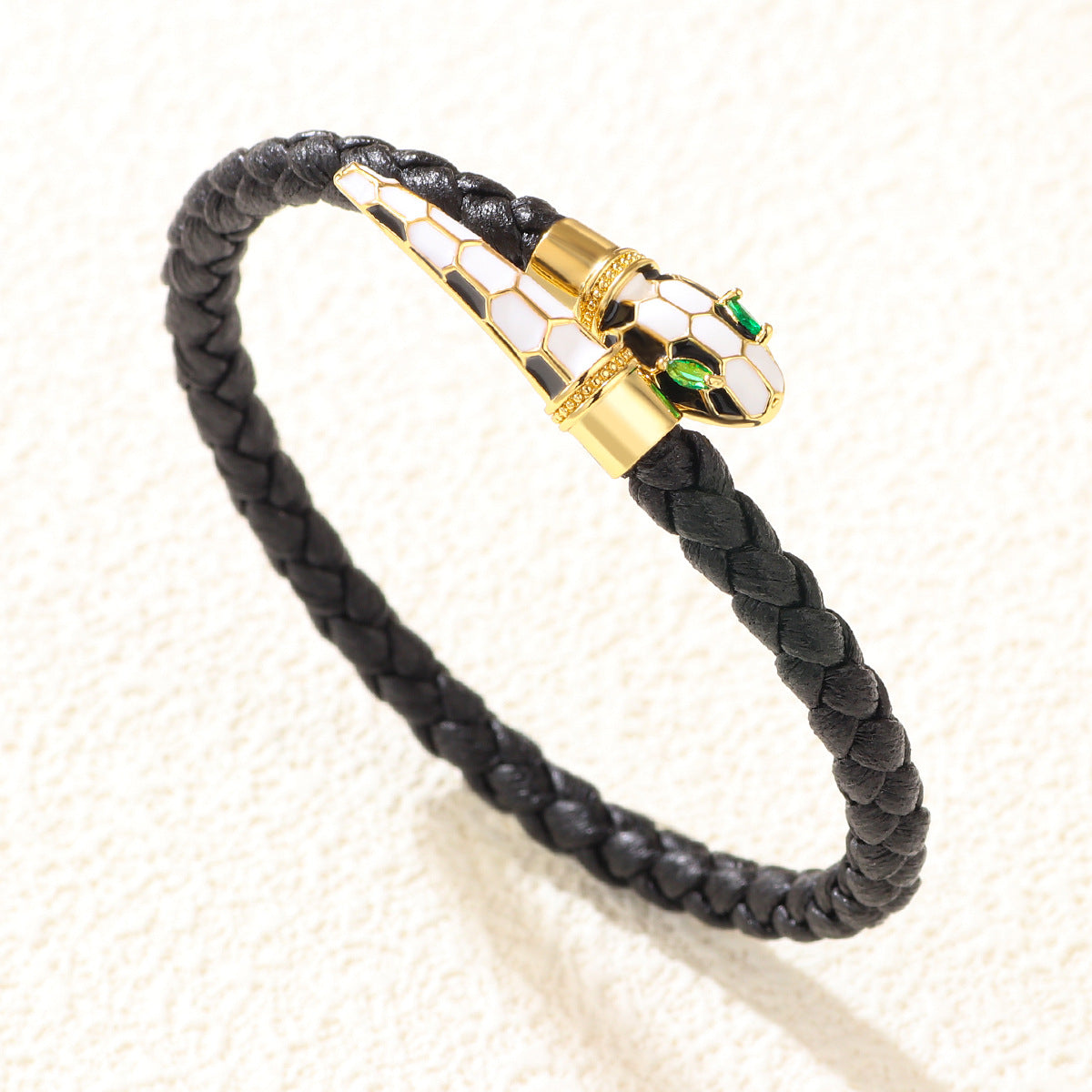 Wholesale Braided Snake Rhinestone Bracelet