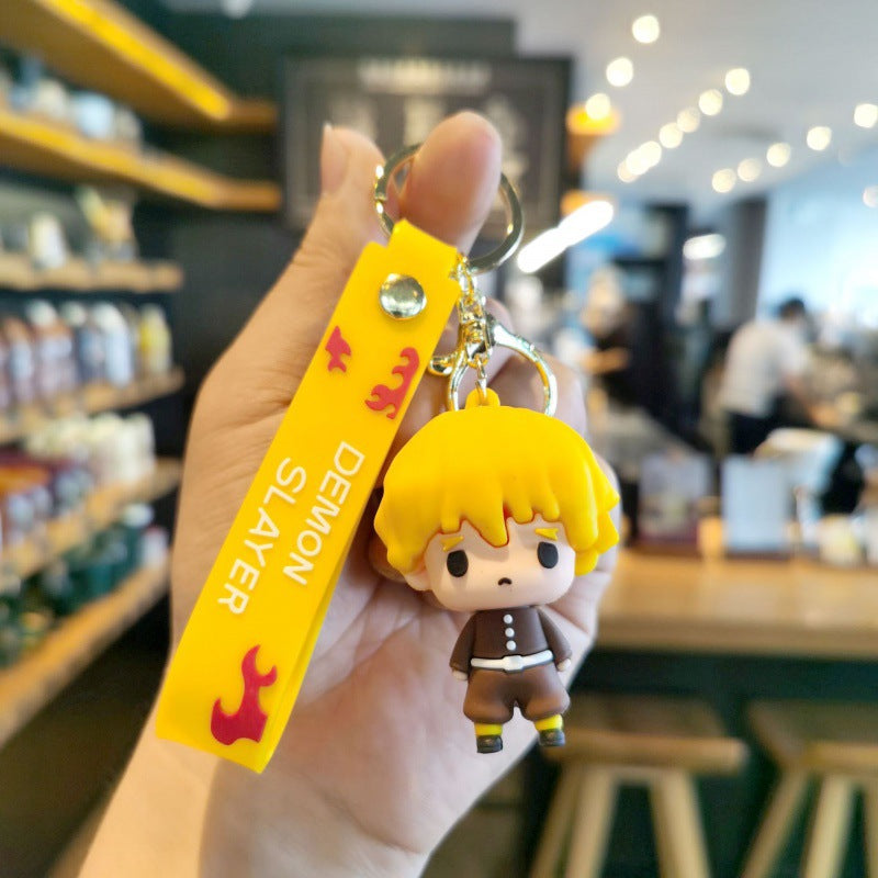 Wholesale Cartoon PVC Soft Keychain Cute Keychain ACC-KC-DingMing001