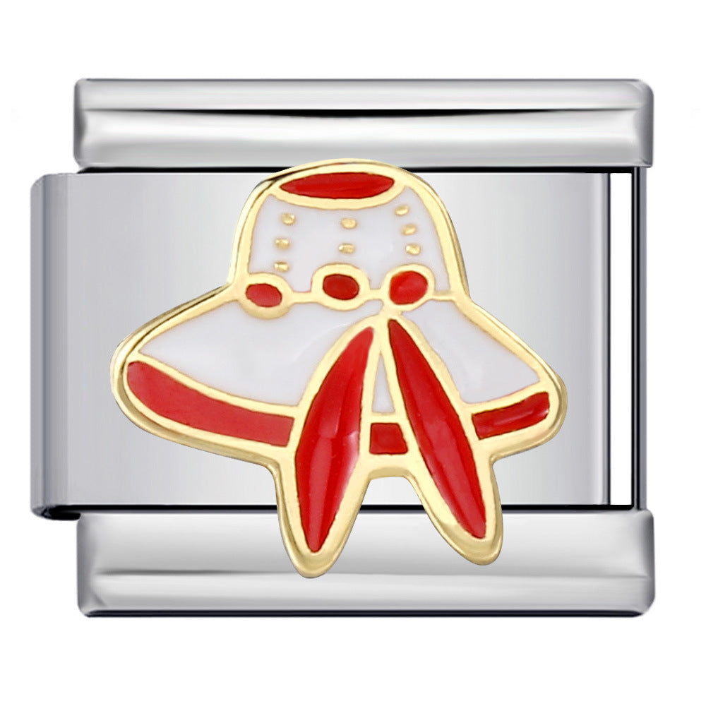 Wholesale Italian Charm Bracelet 9mm DIY Splicing Removable Goddess Series Stainless Steel Composable Bracelet