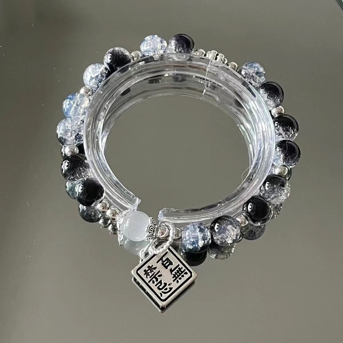 Wholesale Handmade Glass Beaded Bracelet Trendy Unisex Jewelry Accessory Gift