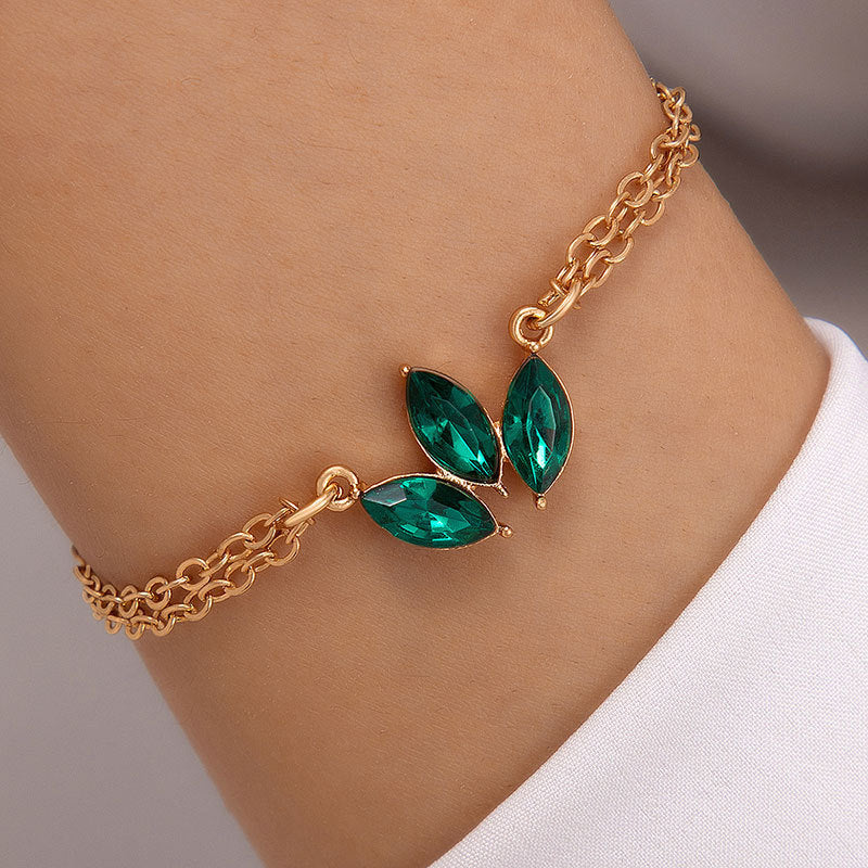 Wholesale 3D Butterfly Petal Open Bracelet ACC-BT-LingGe001