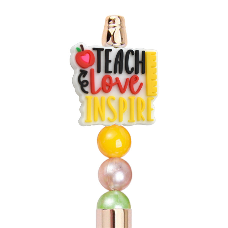 Wholesale Random 100pcs PVC School Season Soft Focal Beads ACC-BDS-RYY003