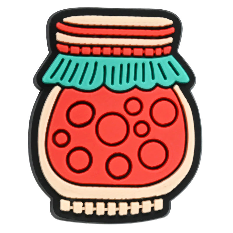 Wholesale Random 100pcs Cartoon PVC Soft Rubber Shoe Buckle Decoration ACC-SC-RYY070