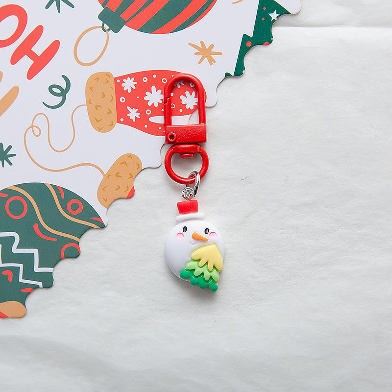Wholesale Cute Hat Christmas Keychain