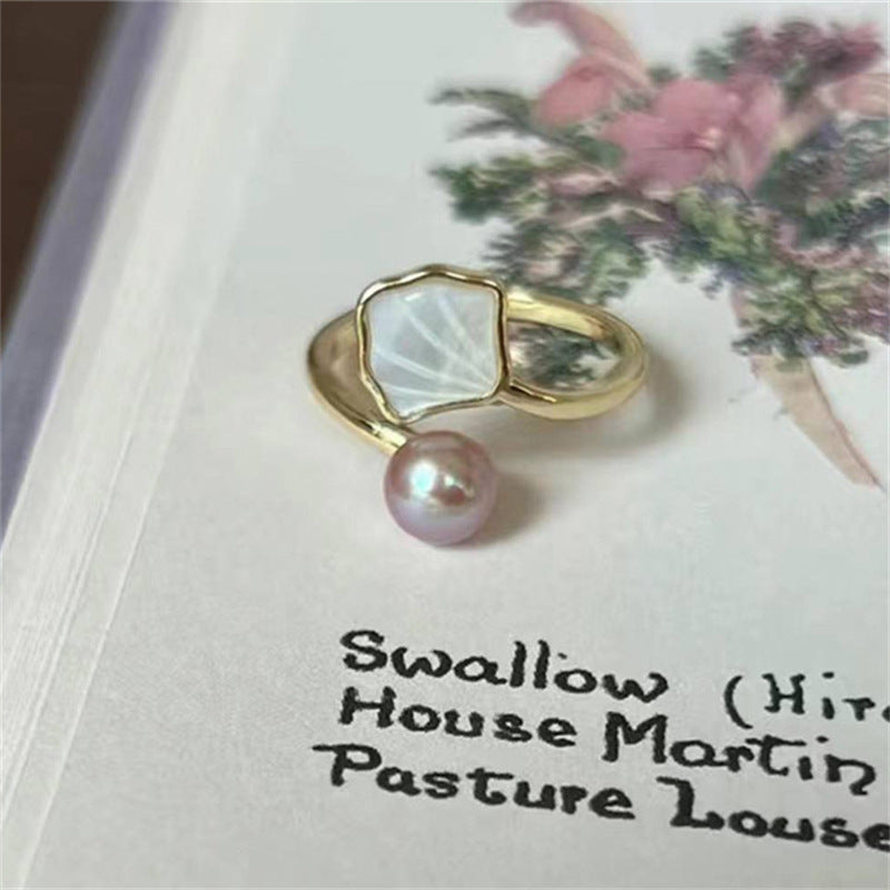 Wholesale French retro colorful zircon ring