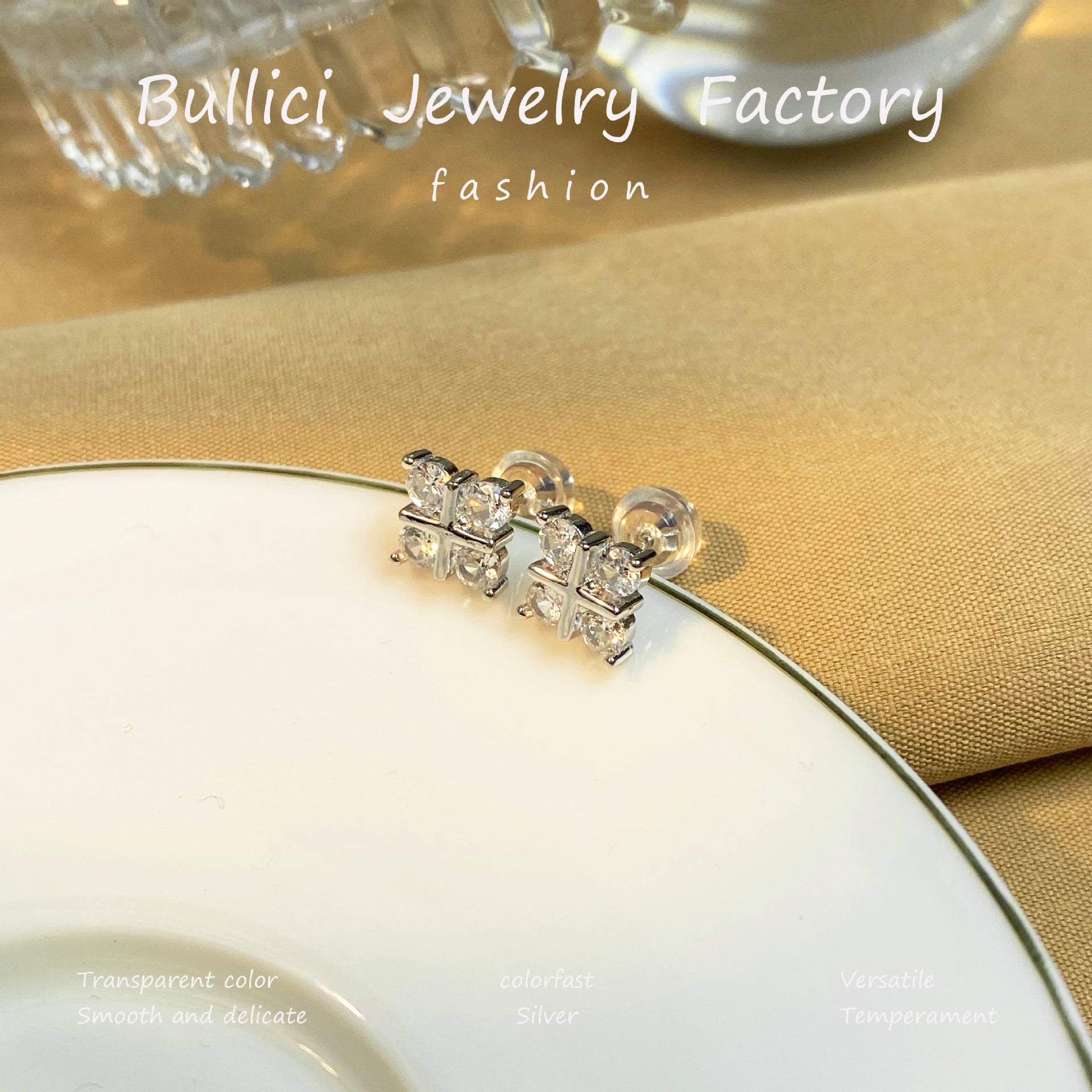 Wholesale Light Luxury Style S925 Sterling Silver Earrings