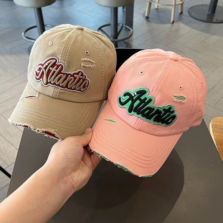 Wholesale Ripped Washed Cotton Baseball Cap