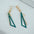 Wholesale s925 silver needle long square tassel earrings