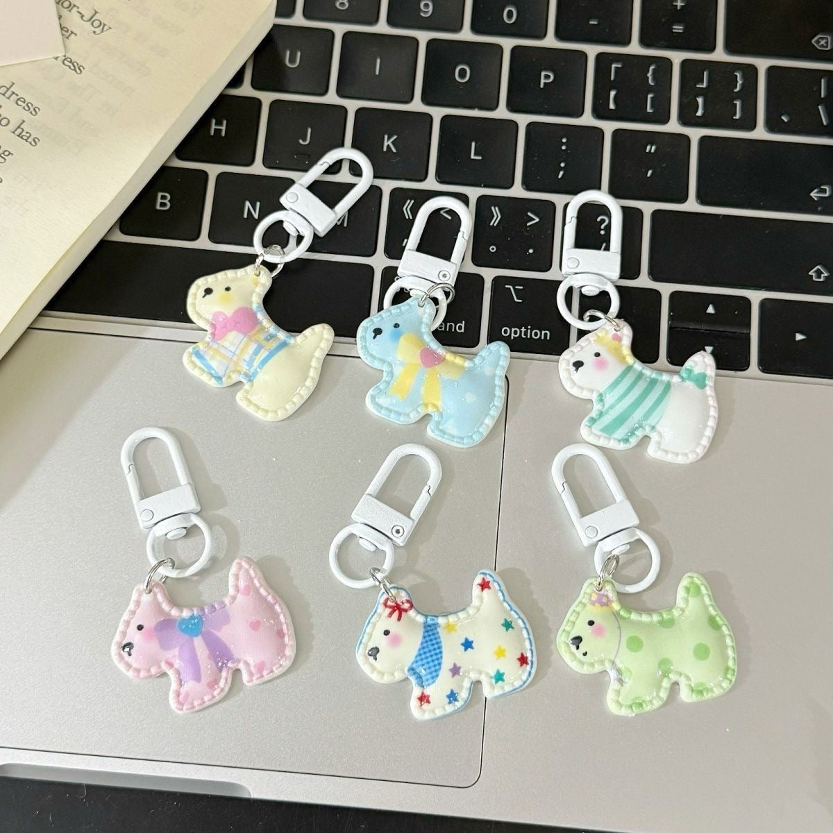 Wholesale Plastic Resin Cartoon Little Animal Keychain Bag Charm - Cute Bear Pig Keyring for Backpack Student Gift