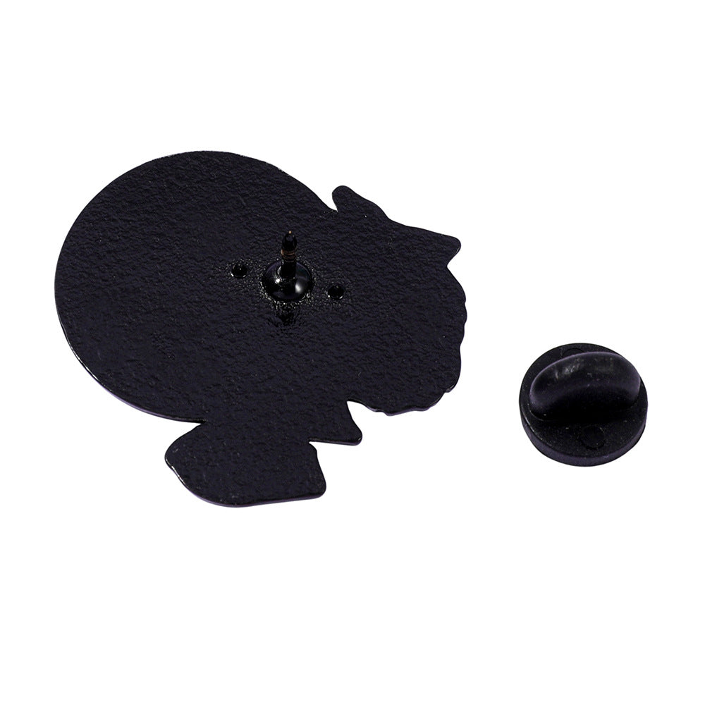 Wholesale Cute cartoon little girl metal brooch