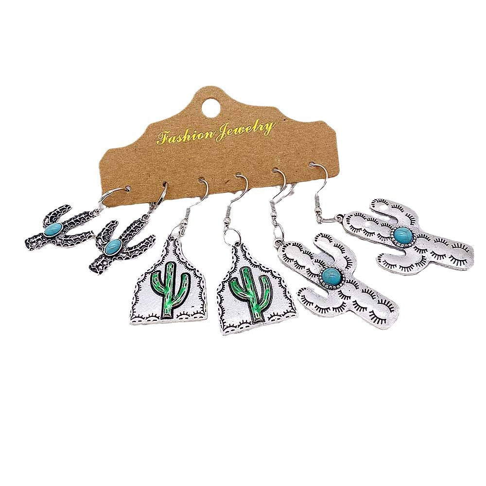 Wholesale Western Cowboy Series Earring Set