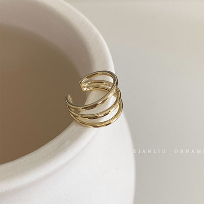 Wholesale Silver Plated Clip On Earrings Retro Fairy Style Fashion Accessory for Boutique Resale