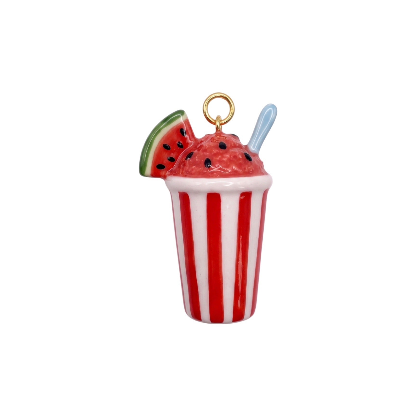Wholesale Miniature dessert toy pendant,  3D realistic ice cream milkshake shape,  glossy and oil-dripping,  cute girly accessory.