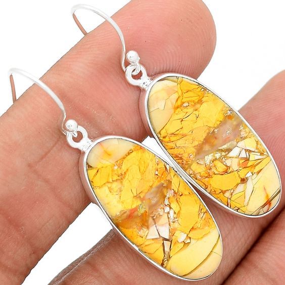Wholesale Bohemian Turquoise Pattern Earrings,  Silver Geometric Metal Jewelry Accessory for Party and Gift