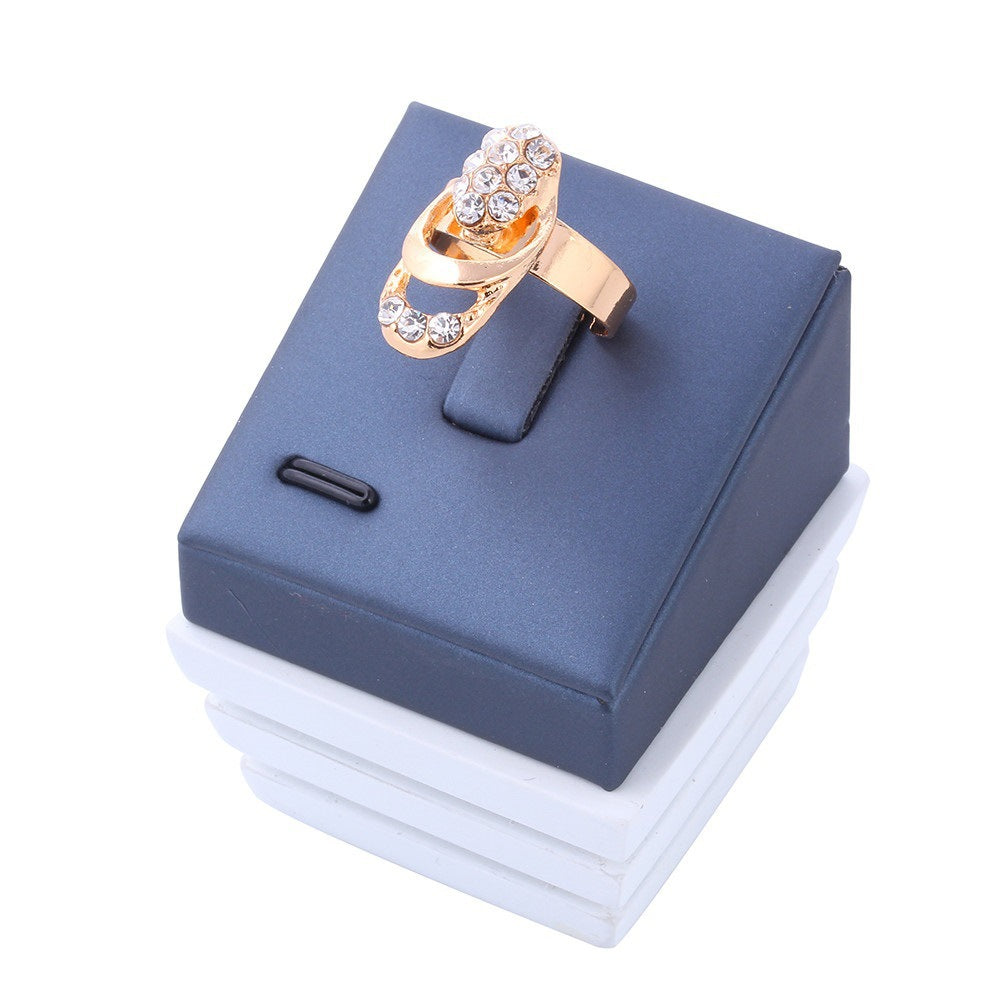 Wholesale  Gold Plated Exaggerated Crystal Jewelry suit