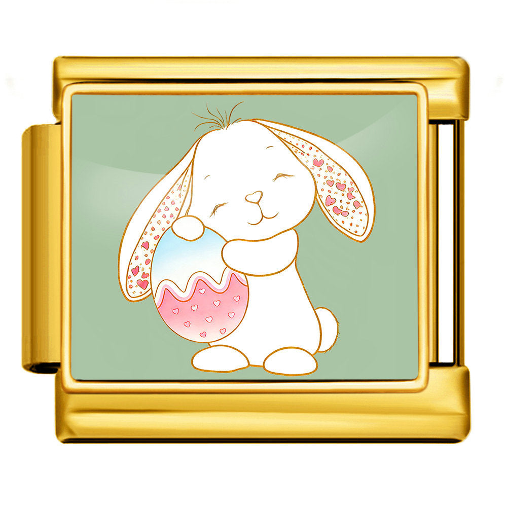 Wholesale Easter Bunny Modular Bracelet Stainless Steel DIY Detachable - Everyday Wear Jewelry Accessory