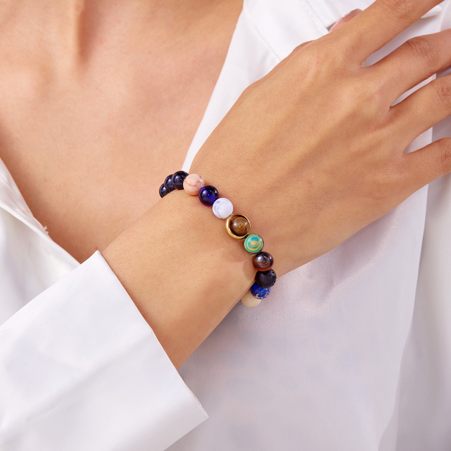 Wholesale Natural Stone Beaded Bracelet