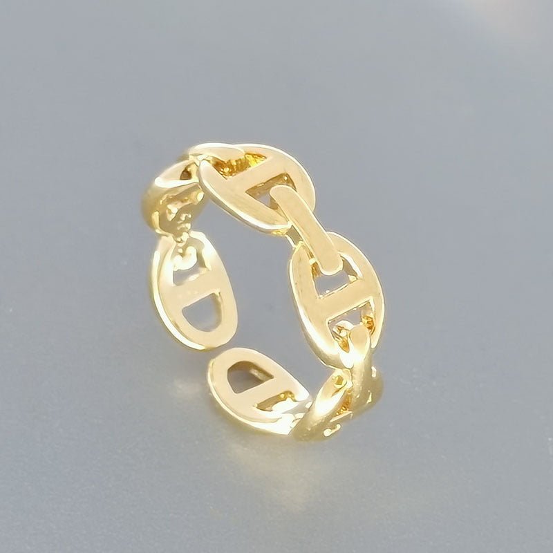 Wholesale index finger line open ring