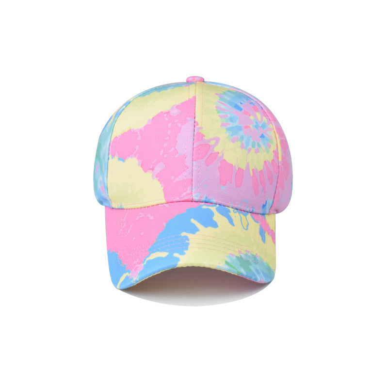 Wholesale Chic Chinese Style Gradient Baseball Cap With Traditional Painting Print Adjustable Outdoor Sun Hat