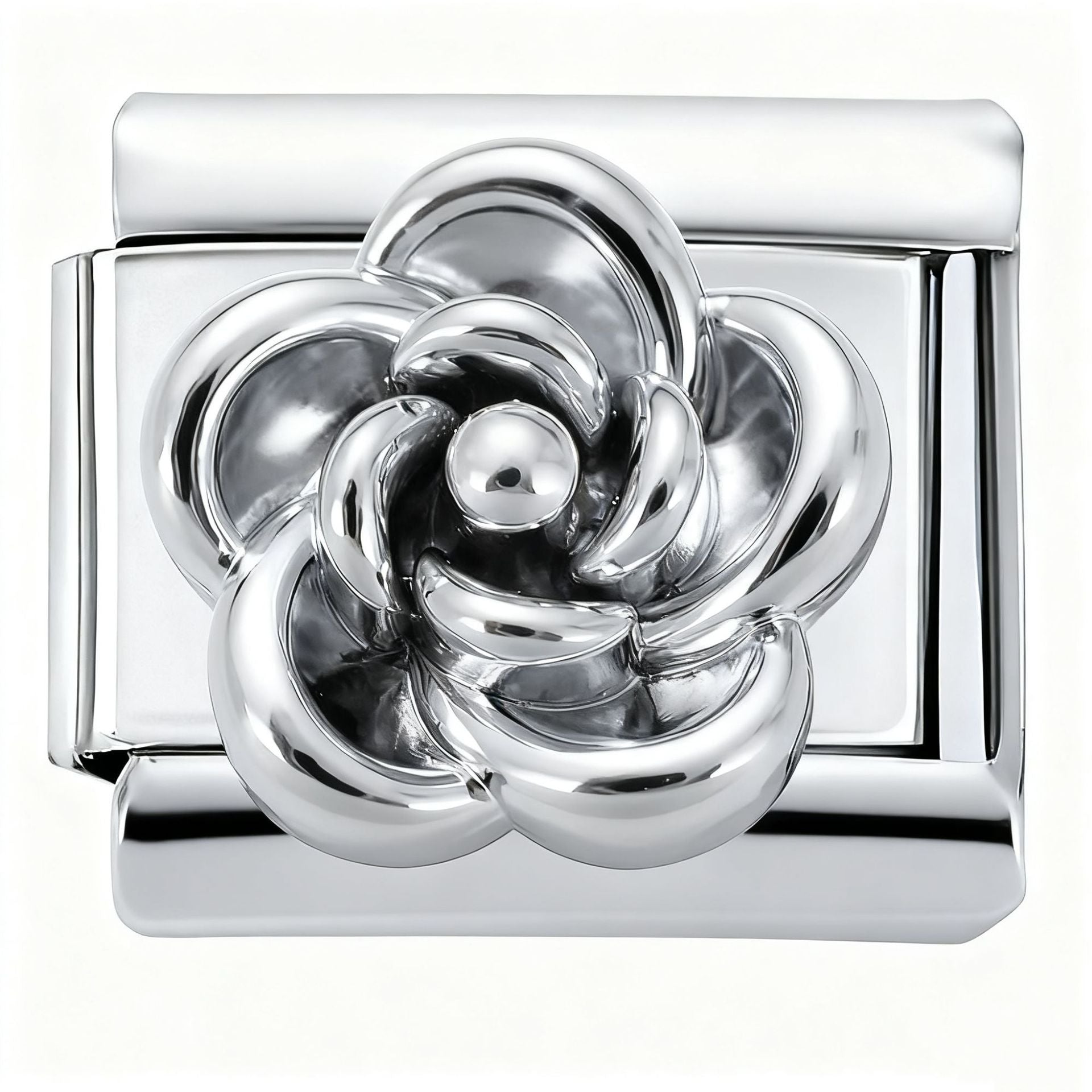 Wholesale Italian Charm Bracelet 9mm DIY  Flower Red Crab Bus Creative Stainless Steel Composable Bracelet