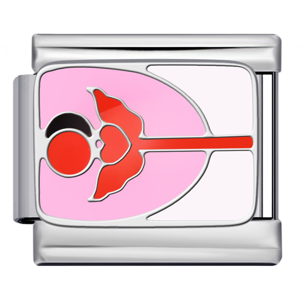 Wholesale Italian modular  titanium steel drip welding pattern DIY bracelet