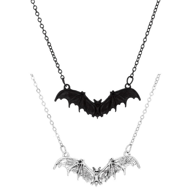 Wholesale Gothic Bat Pendant Necklace  Jewelry Accessory for Boutique Resale
