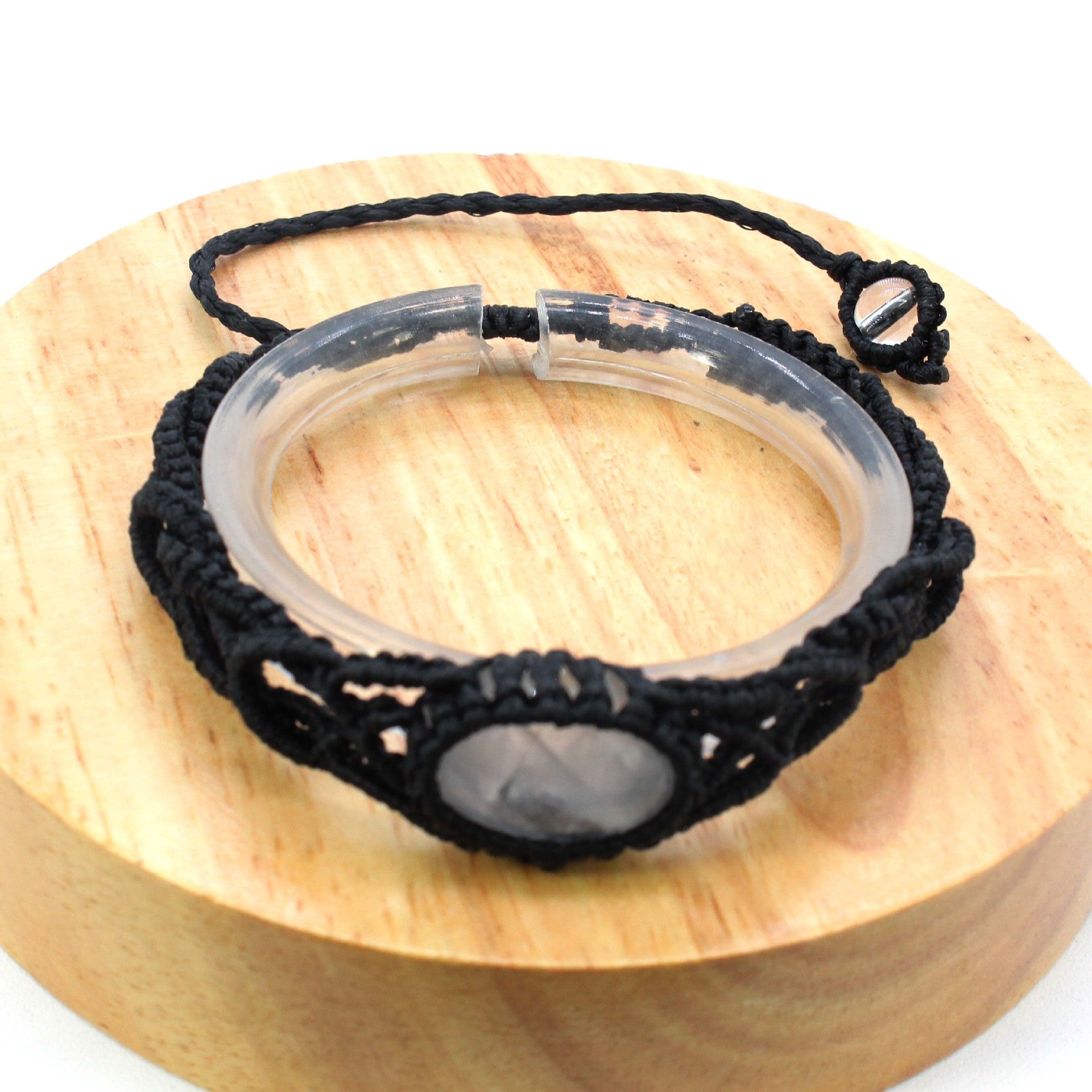 Wholesale Amethyst Natural Crystal Beaded DIY Woven Bracelet Ethnic Style Adjustable Fashion Jewelry Accessory