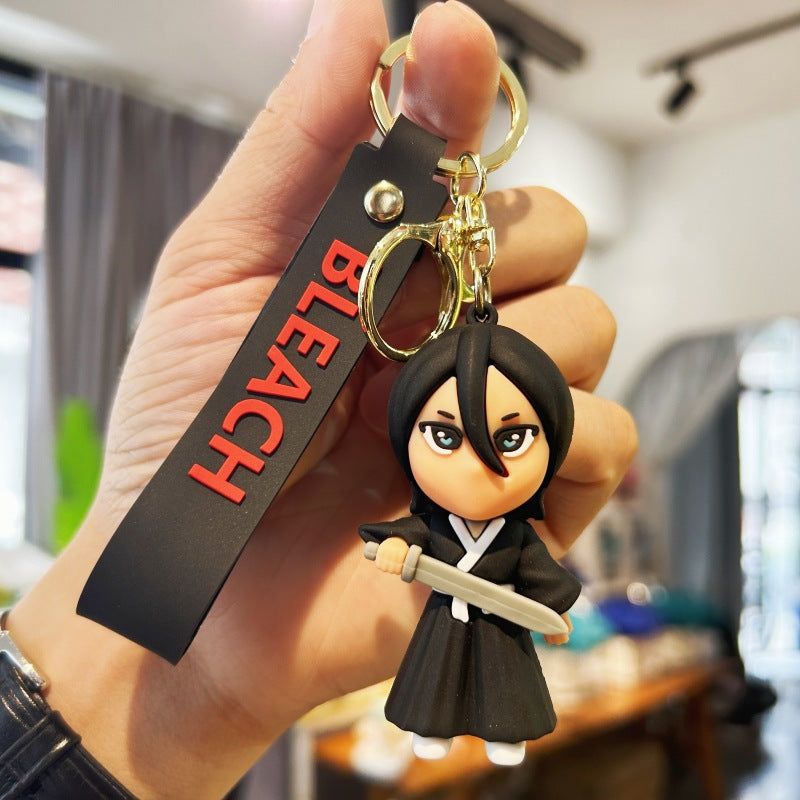 Wholesale Cartoon PVC Soft Glue Keychain ACCVIP-KC-WuY001