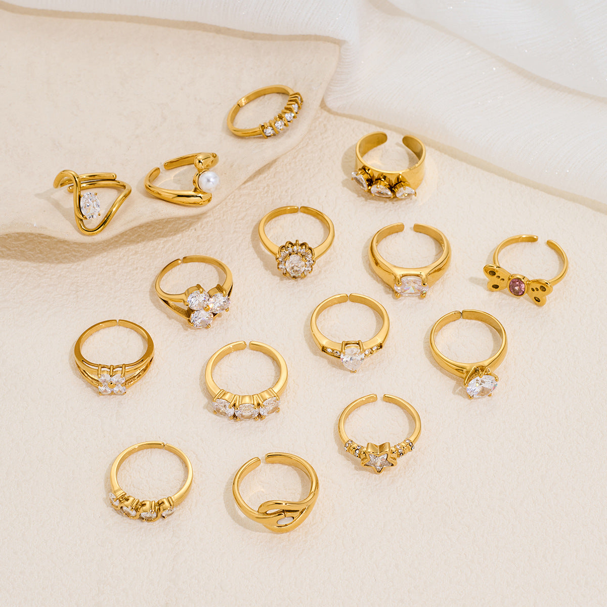 Wholesale Stylish Open Ring Titanium Steel Fashion Accessory for Everyday Wear