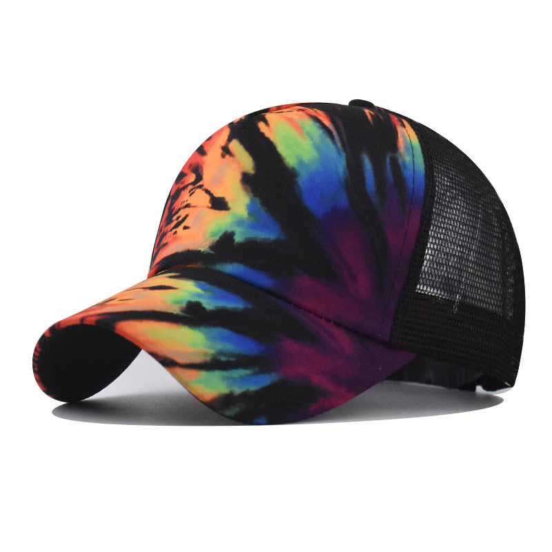 Wholesale Women S Multicolor Ponytail Baseball Cap Printed Back Open Design Summer Sun Hat For Everyday Wear