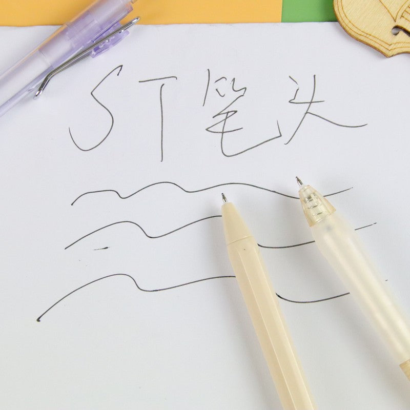 Wholesale 6pcs/set Boxed  press pen with the same color suit