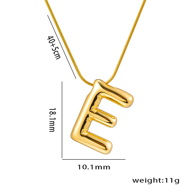 Wholesale Stainless Steel English Letter Necklace ACC-NE-KuCai014