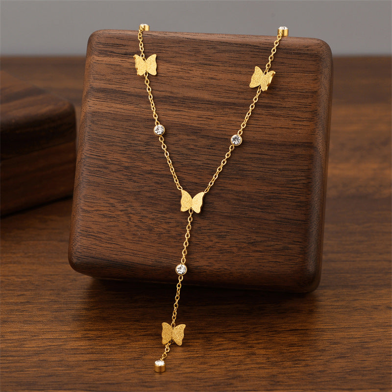 Wholesale Titanium Steel Luxury Necklace ACC-NE-Quanx003