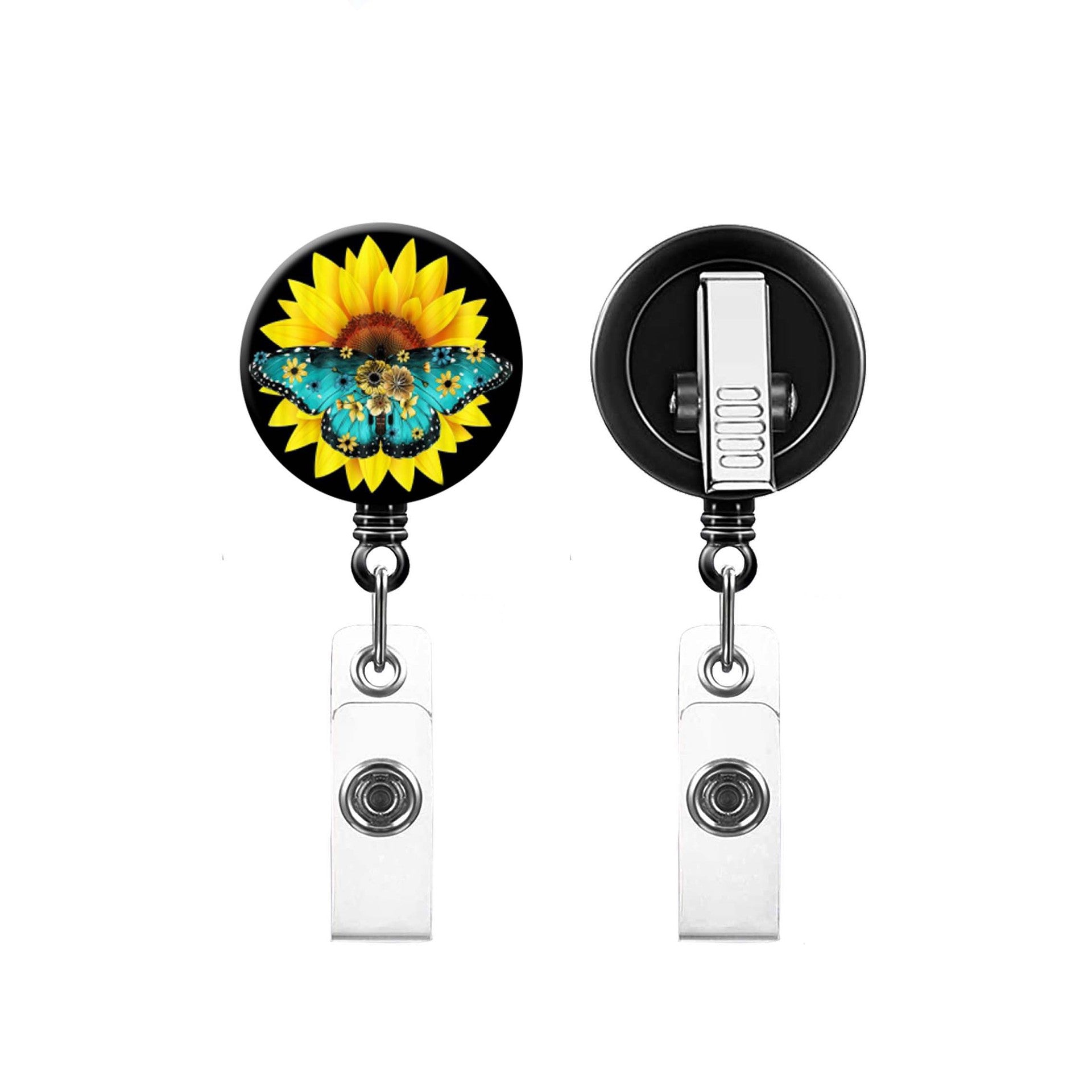Wholesale ABS Sunflower Telescoping Keychain
