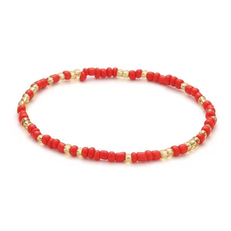 Wholesale  Bohemian Rice Bead Anklet