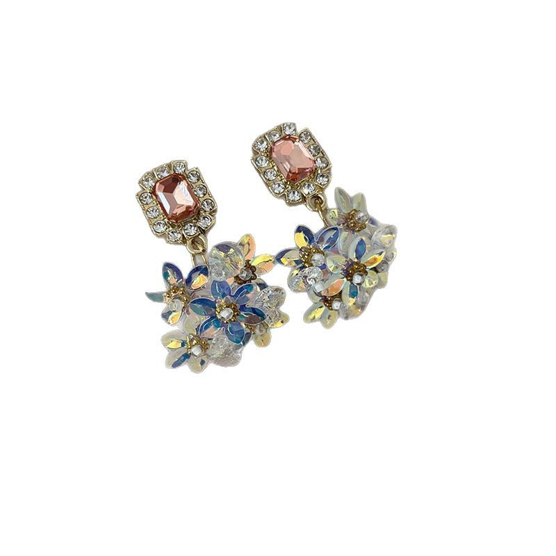 Wholesale  Super Fairy Flower Pendant Earrings