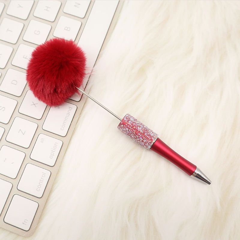 Wholesale Beadable Pens Sugar Gypsophila Hair Ball DIY Beaded Pen ACC-PN-CY004