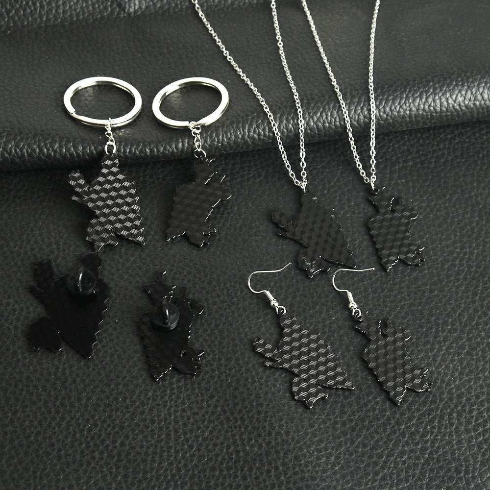 Wholesale Horror Halloween Keychain Necklace