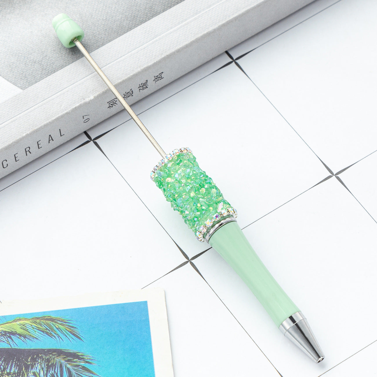 Wholesale Beadable Pens Rhinestones Crushed Stone DIY Pen Office Supplies Gift ACC-PN-CY007