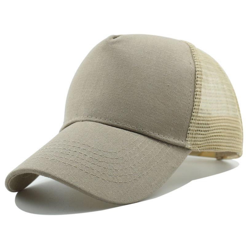 Wholesale Solid Color Five Panel Mesh Hat Baseball Cap ACC-HT-Xiny011