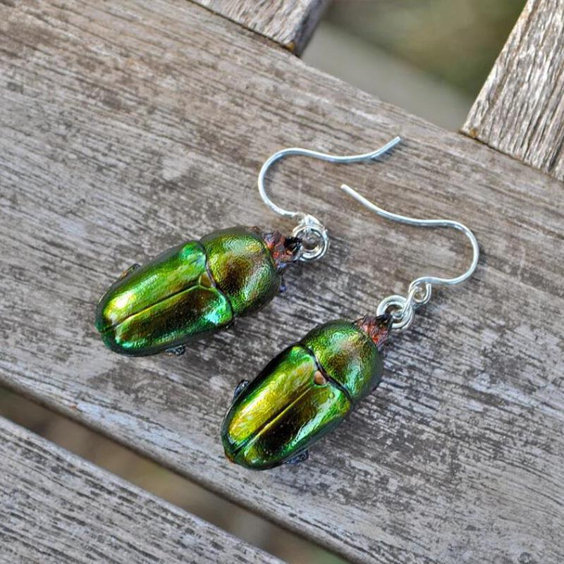 Wholesale Retro Beetle Alloy Earrings – Trendy Insect Jewelry for Party Wear