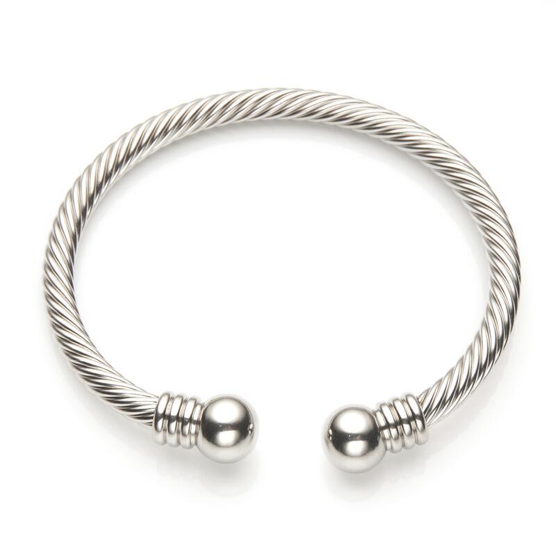 Wholesale  Stainless Steel Wire Rope Bracelet