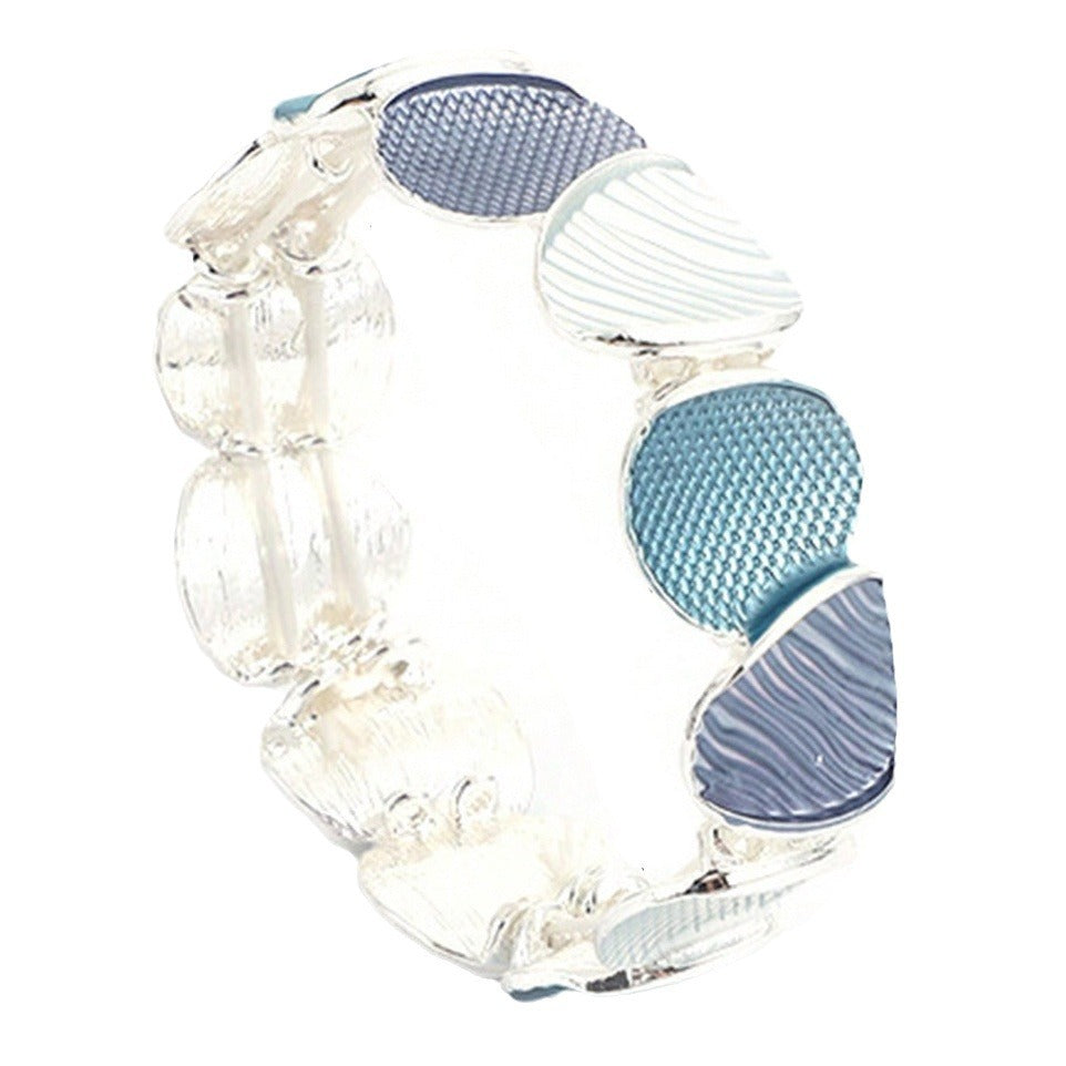 Wholesale  Oval alloy piece connecting bracelet