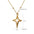 Wholesale Butterfly Hollow Solid Cross Stainless Steel Pendant Necklace