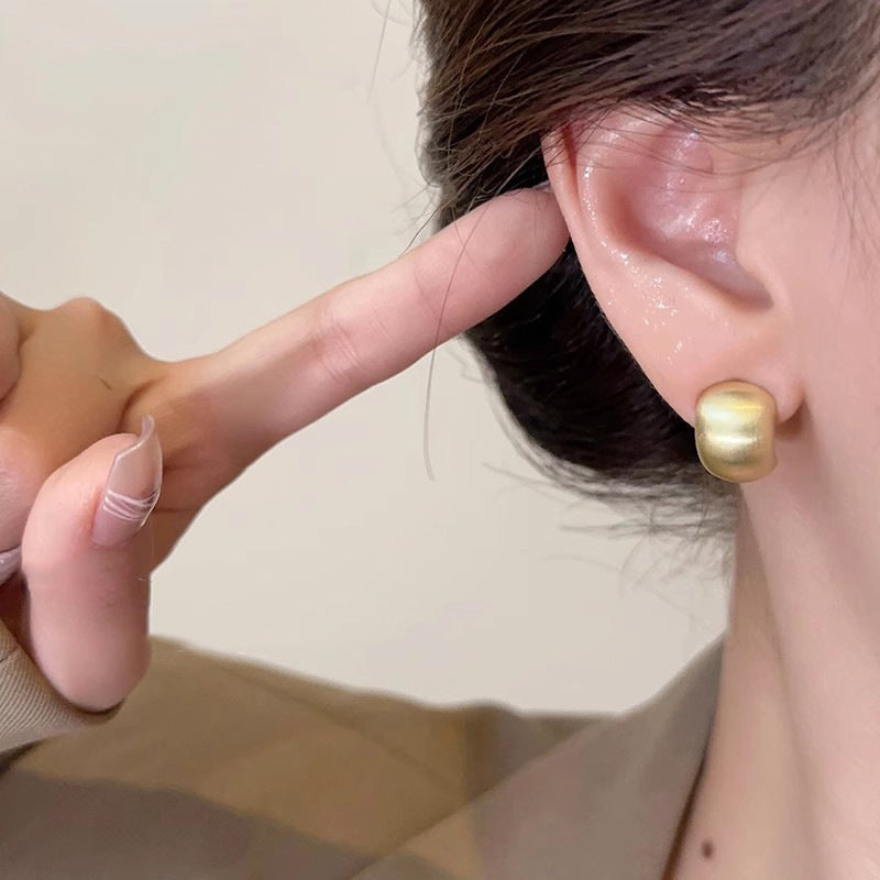 Wholesale 925 Silver Needle Design Acrylic Earrings