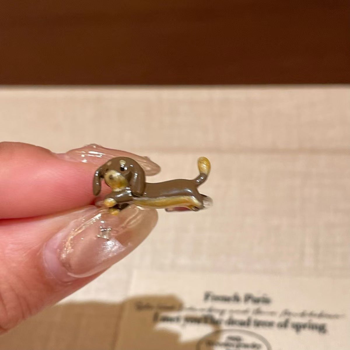 Wholesale Cartoon Cute  Dog Ring