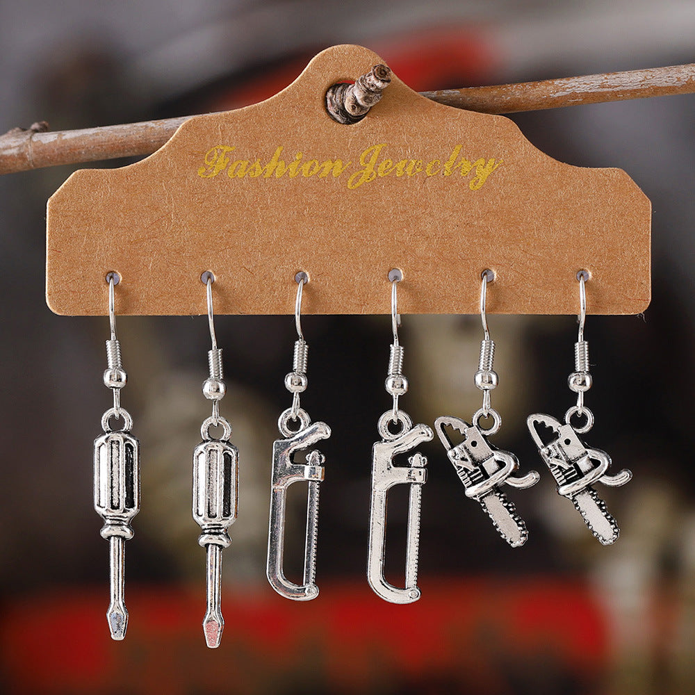 Wholesale  series skull face earrings set